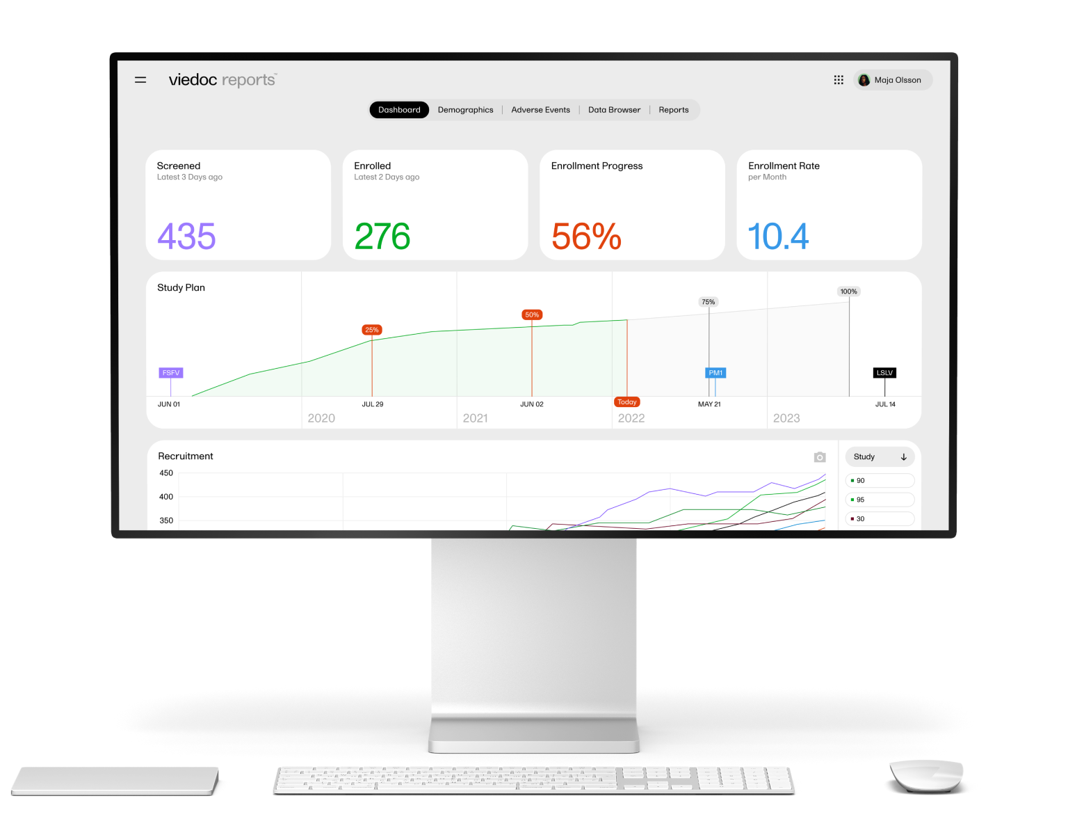 viedoc edc software screen